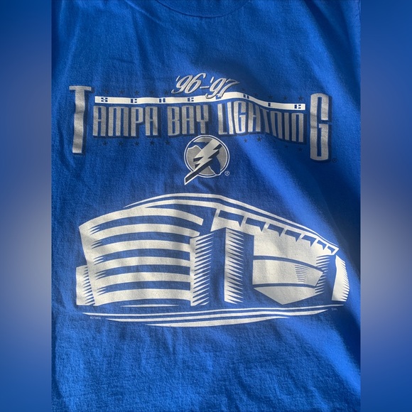 Tampa Bay Lightning 96-97 Shirt Men’s Size L - Picture 2 of 3
